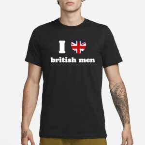 I Heart British Men T-Shirt3