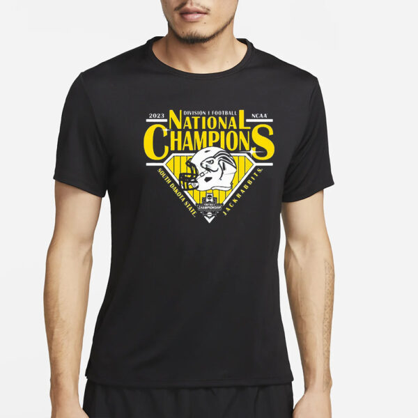 Jackrabbits 2023 Division I Football National Champions T-Shirt4