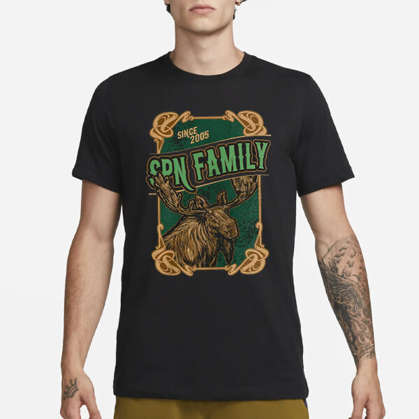 Jared Padalecki’s Spn Family Moose T-Shirt1