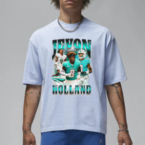 Jevon Holland Miami Dolphins Graphic T-Shirt3