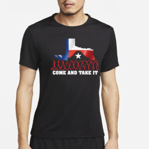 Kenpaxtontx Come And Take It Razor Wire Texas T-Shirt4