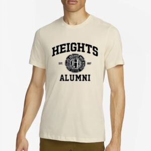 Limited Jason Kelce Wearing Heights Alumni T-Shirt4