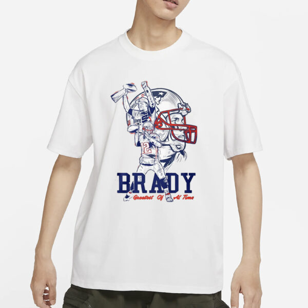 Matthew Slater Tom Brady Greatest Of All Time T-Shirt3