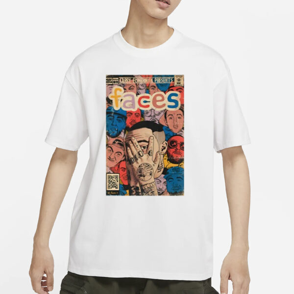 Michaelkreiserart Mac Miller Faces T-Shirt