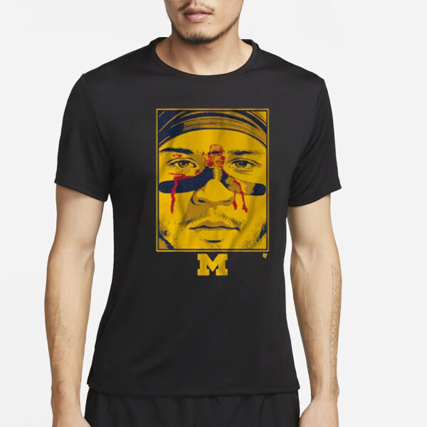 Michigan Football Blake Corum Game Face T-Shirt2