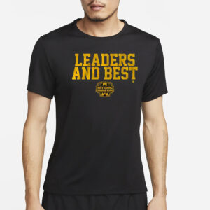 Michigan Football National Champs Leaders And Best 2023 T-Shirt2