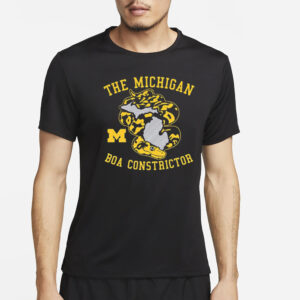 Michigan Football The Michigan Boa Constrictor T-Shirt2