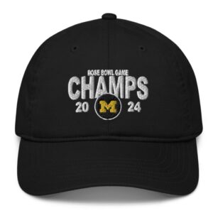 Michigan Wolverines Jordan Brand College Football Playoff 2024 Rose Bowl Champions Locker Room Adjustable Hat