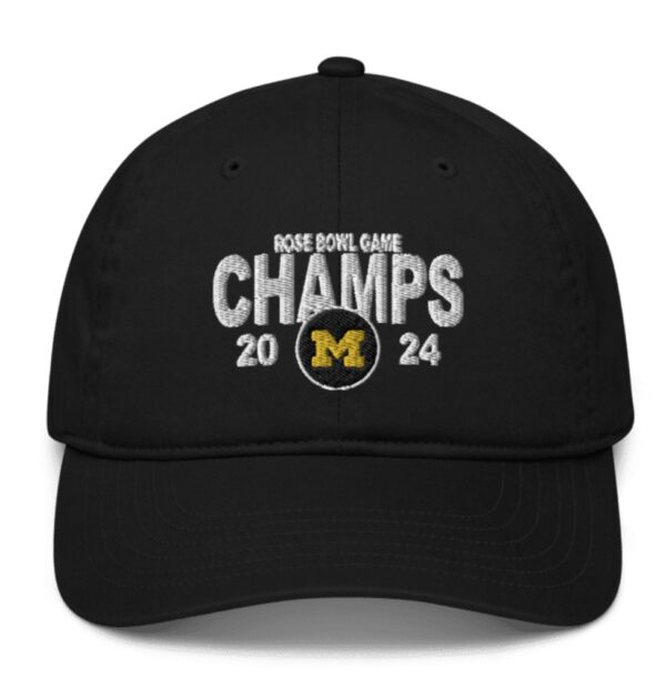 Michigan Wolverines Jordan Brand College Football Playoff 2024 Rose Bowl Champions Locker Room Adjustable Hat