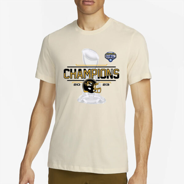 Mizzou Football CHAMPIONS Cotton Bowl T-Shirt 2023