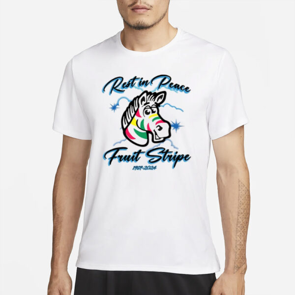 Rest In Peace Fruit Stripe 1969-2024 Limited T-Shirts