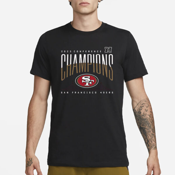 San Francisco 49ers 2023 Nfc Champions Not Done Yet Big Tall T-Shirt1