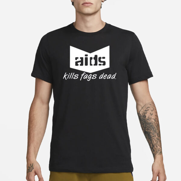 Sebastian Bach Aids Kills Fags Dead Limited T-Shirt3