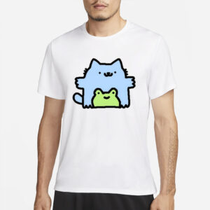 Silly Nub Cat Frog T Shirt