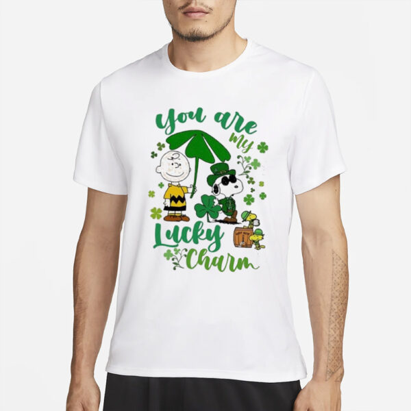 Snoopy Peanuts You Are My Lucky Charm Patrick’s Day T-Shirt