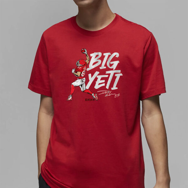 Travis Kelce Big Yeti Kansas City T-Shirt4