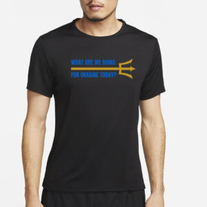 What Are We Doing For Ukraine Today T-Shirt4