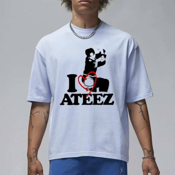 Wooyoung I Heart Ateez T-Shirt1