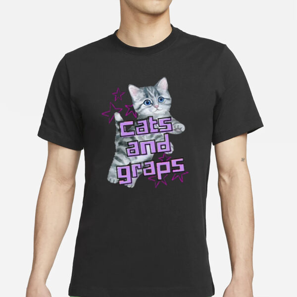 Wrassletrash Cats And Graps T-Shirts