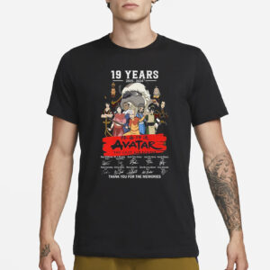 19 Years 2005 – 2024 Avatar The Last Airbender Thank You For The Memories T-Shirt1