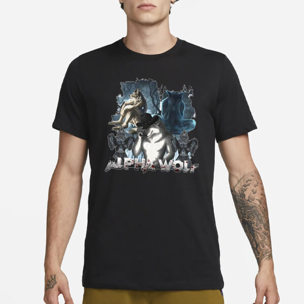 Alpha Wolf Ripping T-Shirt4