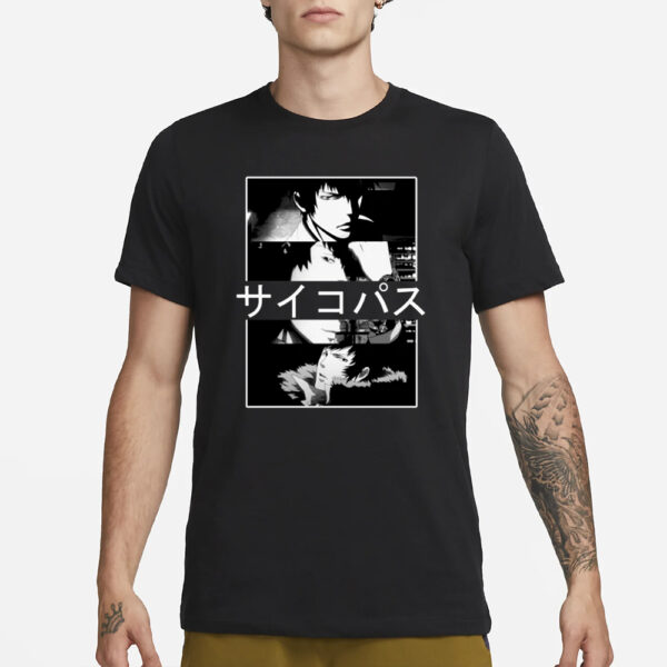 Anime Shirt Psycho Pass - Shinya Kanji T-Shirt1