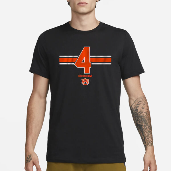 Auburn Basketball Johni Broome 4 T-Shirt3