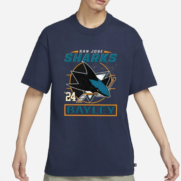 Bayley X San Jose Sharks T-Shirt3