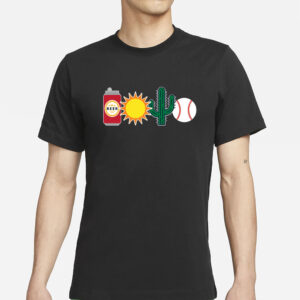 Beer Sun Cactus And Baseball T-Shirts