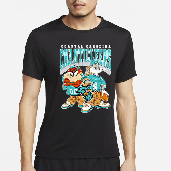 Bugs Bunny And Taz Coastal Carolina Chanticleers T-Shirt2