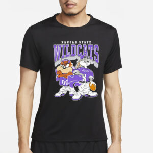 Bugs Bunny And Taz Kansas State Wildcats T-Shirt2