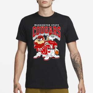 Bugs Bunny And Taz Washington State Cougars T-Shirt3