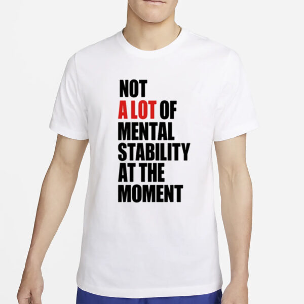 Carly Heading Not A Lot Of Mental Stability At The Moment T-Shirt2