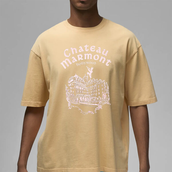 Chateau Marmont Heather Burgundy T-Shirt2