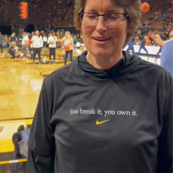 Coach Lisa Bluder You Break It You Own It Hoodie