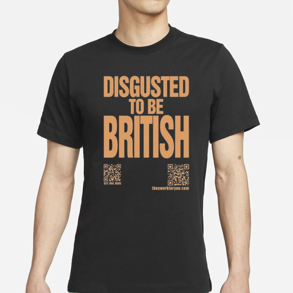 Disgusted to be British Katharine Hamnett T-Shirt1