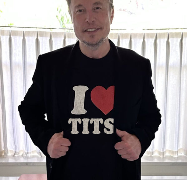 Elon Musk I Love Tits T-Shirt