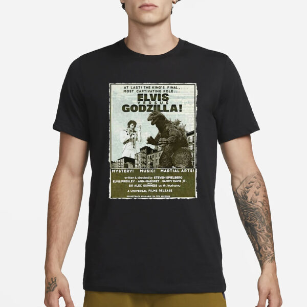 Elvis Versus Godzilla T-Shirt1