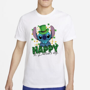 Happy St.Patrick Day 2024 Stitch T-Shirt2