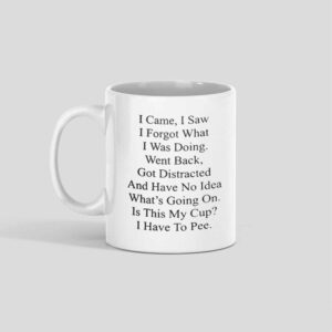 I Came I Saw I Forgot What I Was Doing Went Back Mug