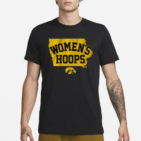 IOWA BASKETBALL WOMEN'S HOOPS T-SHIRT4