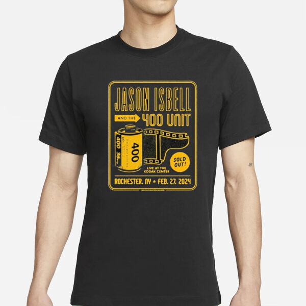 Jason Isbell And The 400 Unit Kodak Center Rochester February 27 2024 T-Shirt