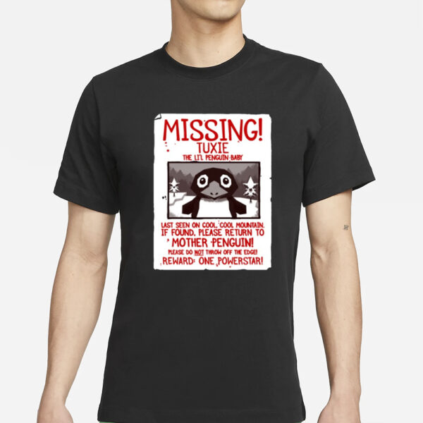 Missing Tuxie The Li'l Penguin Baby T-Shirts