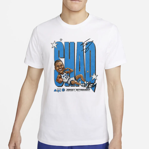 Orlando Magic 32 Shaq T-Shirt4