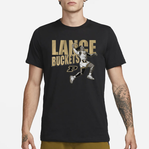 PURDUE BASKETBALL LANCE JONES BUCKETS T-SHIRT3