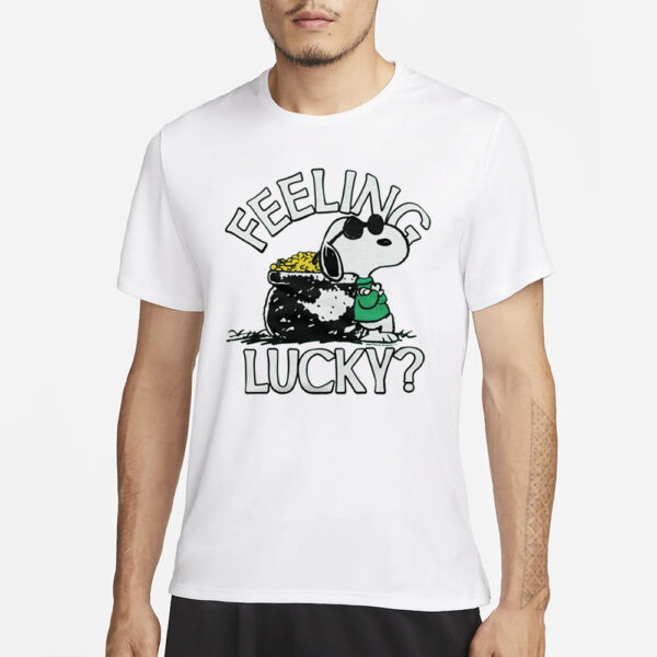 Peanuts Snoopy Feeling Lucky T-Shirt3