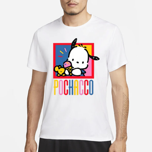 Sanrio Pochacco Primary Logo T-Shirt3