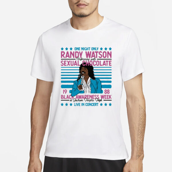 Shannon Sharpe Wearing Randy Watson Sexual Chocolate T-Shirt3