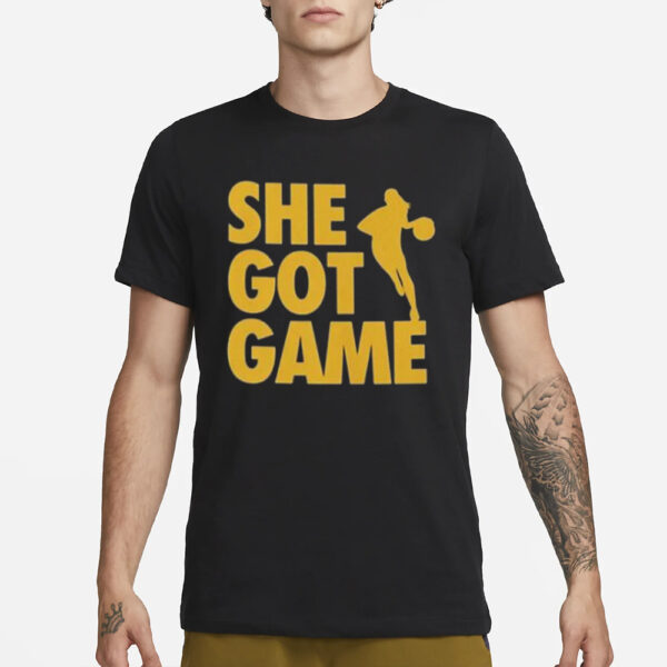 She Got Game 22 Caitlin Clark Fan American T-Shirt1