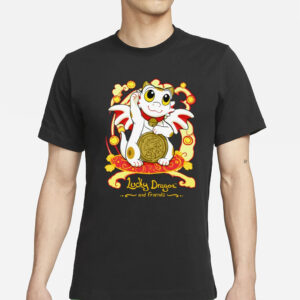 Sixthleafcloverstore Beckoning Lucky Dragon T-Shirt